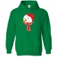 Snowman muffler with Santa Hat Graphic Winter Christmas Kids & Adults Unisex Hoodie